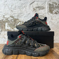 Versace Trigreca Black Green Sneaker Sz 9 (42)