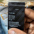 Amiri Plain Honeycomb Denim Jeans Sz 32