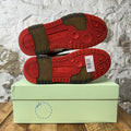 Off-White Out Of Office Black White Red Sneaker Sz 6.5 (39)