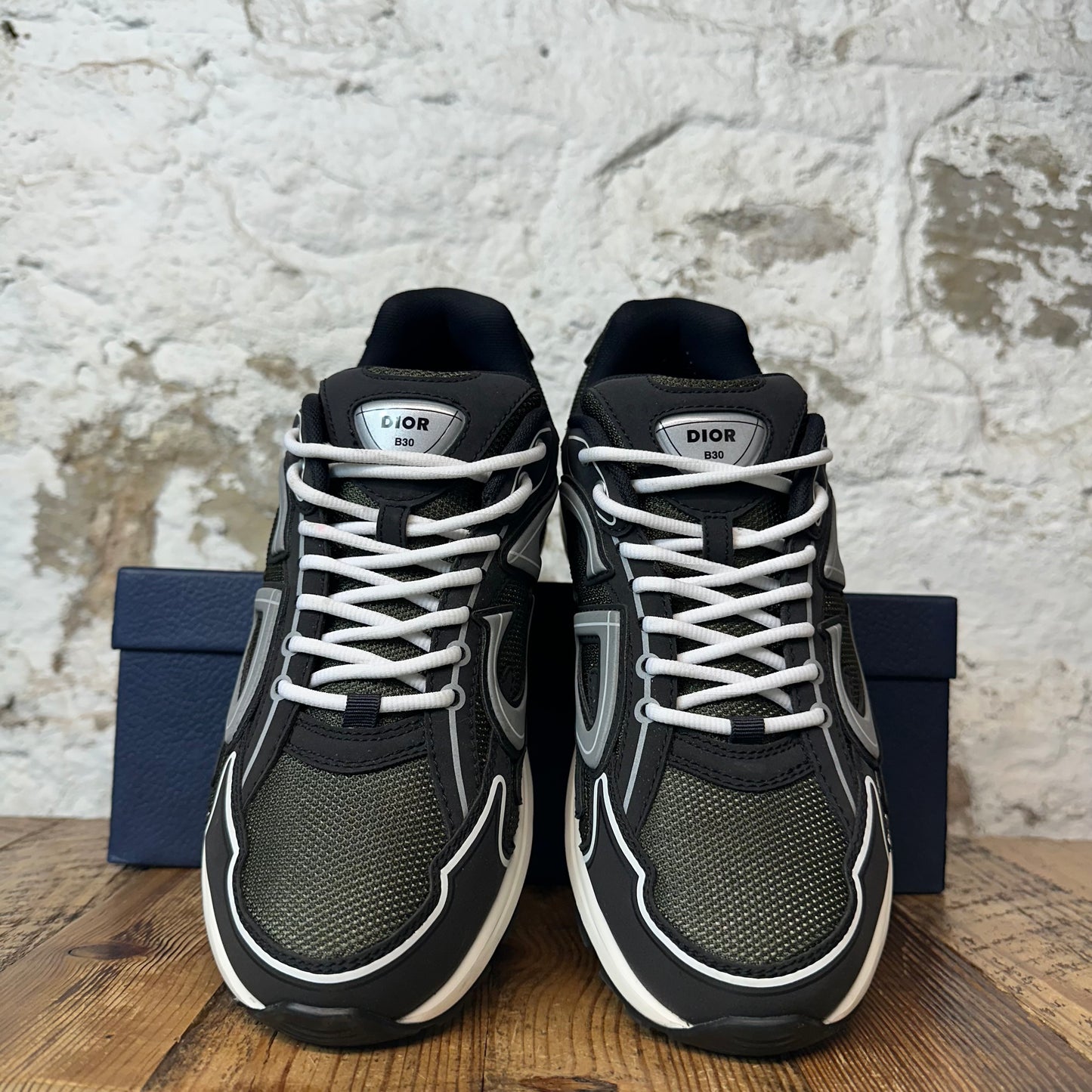 Dior B30 Black Green White Sneaker Sz 10 (43)