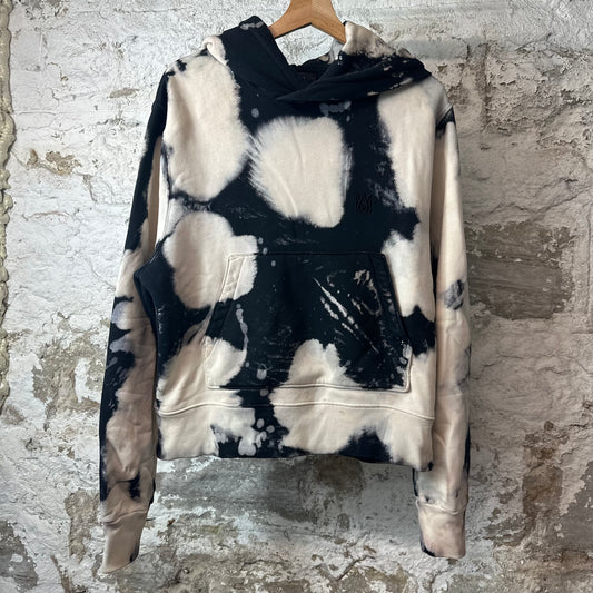 Amiri MA Logo Black Cream Tie Dye Hoodie Sz XS