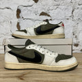Air Jordan 1 Low Travis Scott Medium Olive Sz 13