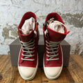 Rick Owens High Cardinal Red Milk Sneaker Sz 10 (43) DS