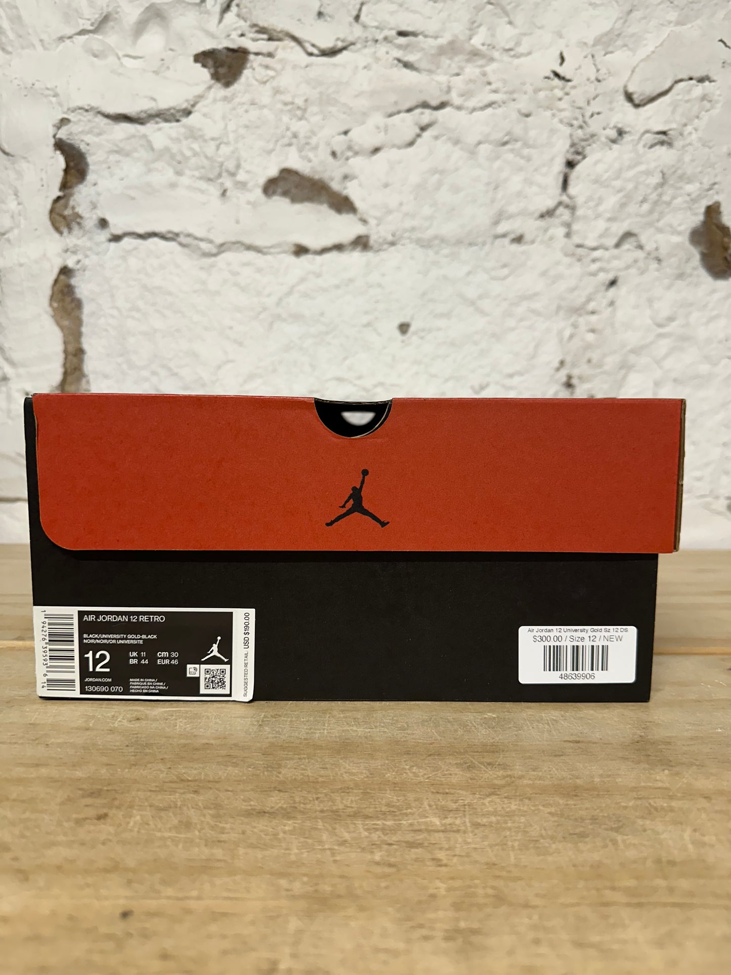 Air Jordan 12 University Gold Sz 12 DS