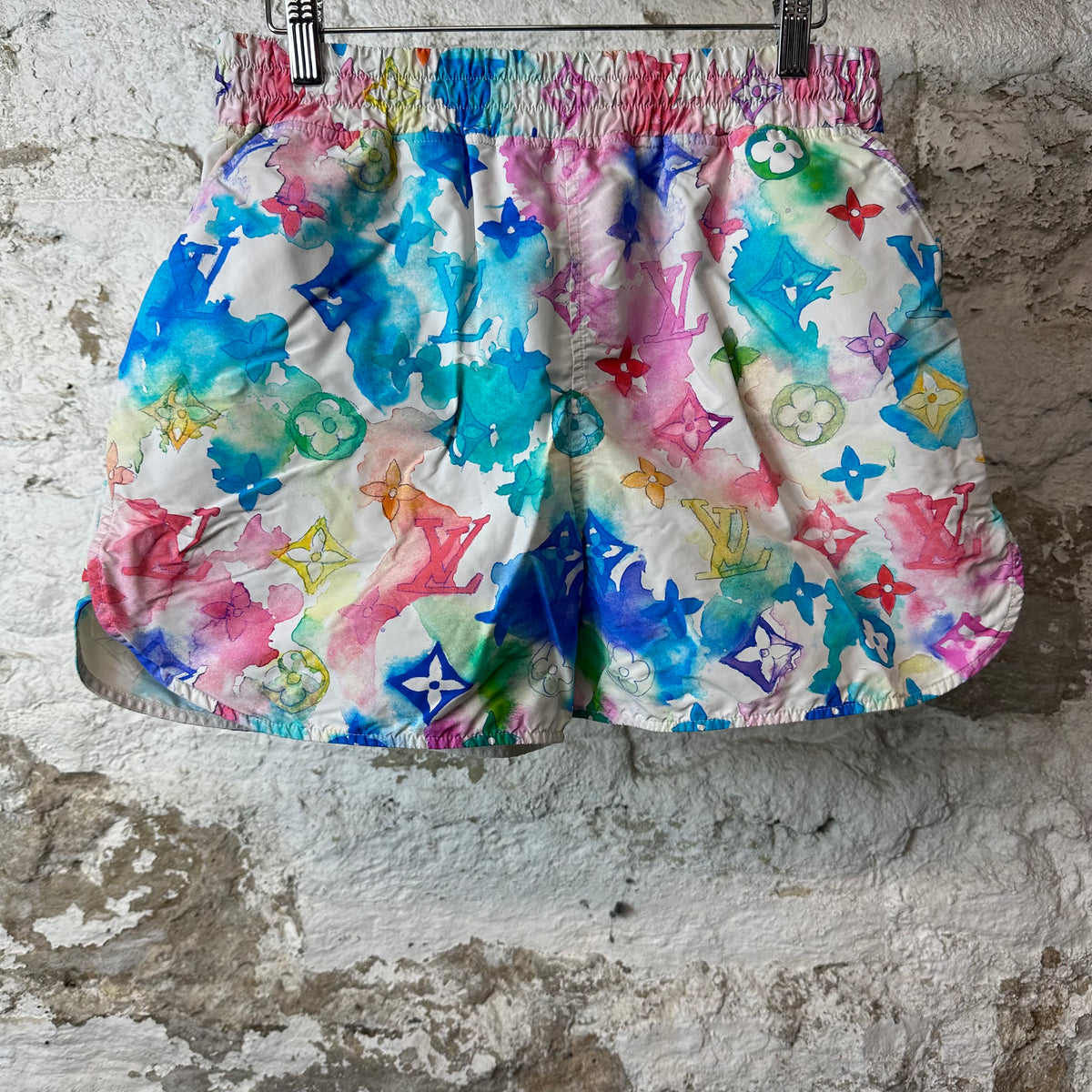 Louis Vuitton Watercolor Monogram Swim Trunks Sz M