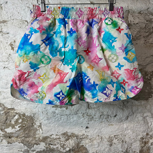 Louis Vuitton Watercolor Monogram Swim Trunks Sz M
