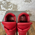 Giuseppe Zanotti Red Leather Double Velcro Sneaker Sz 11 (44)