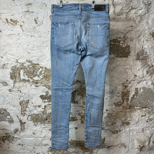 Amiri Plain Lightwash Blue Denim Jeans Sz 31