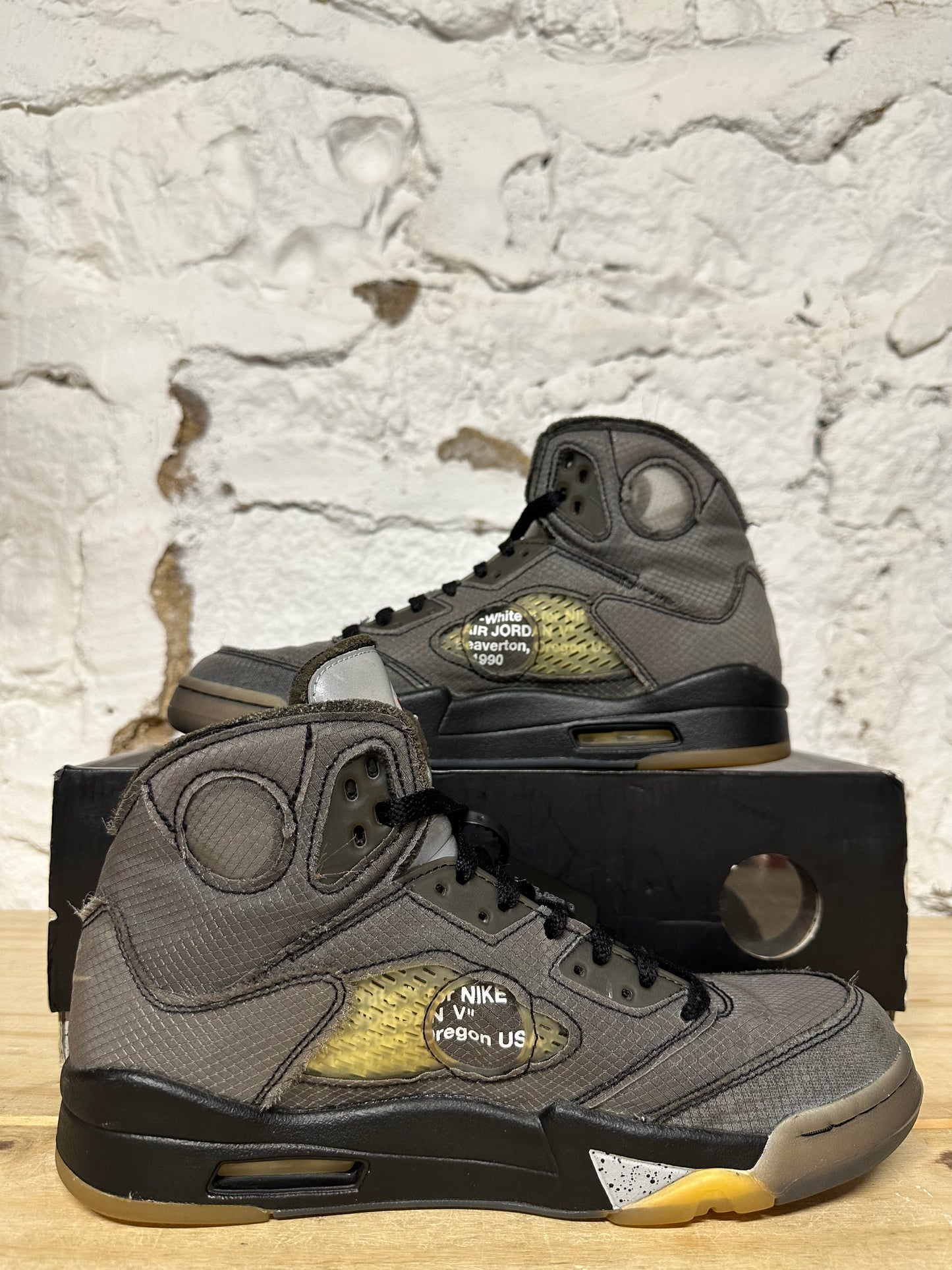 Air Jordan 5 Off-White Muslin Sz 8.5