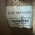 Burberry Ramsey Tan Plaid Grey Sneaker Sz 13 (46)