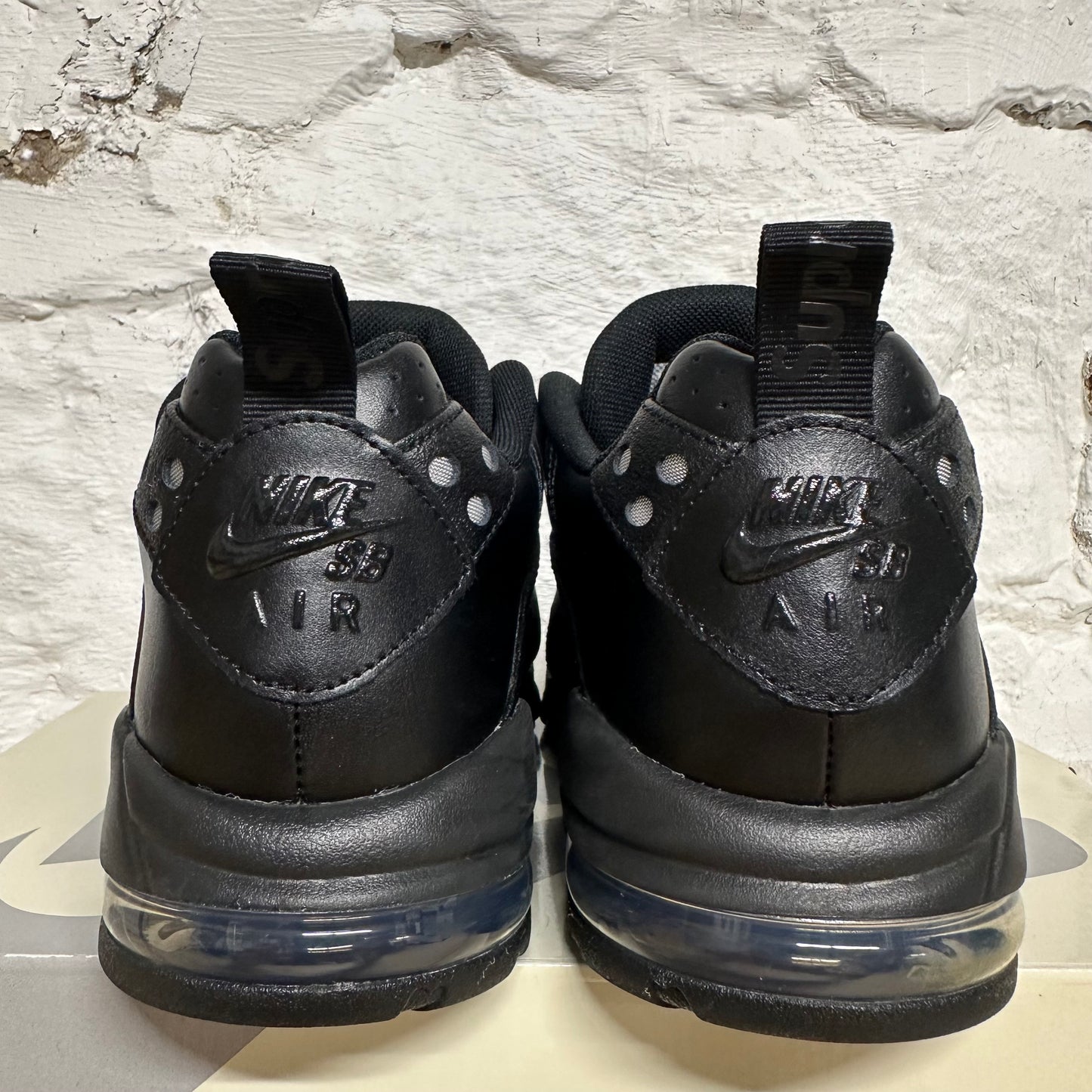 Nike SB Air Max 2 CB 94 Low Supreme Black Sz 10