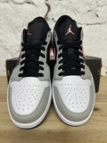 Air Jordan 1 Low Black Grey Pink Sz 10.5 DS