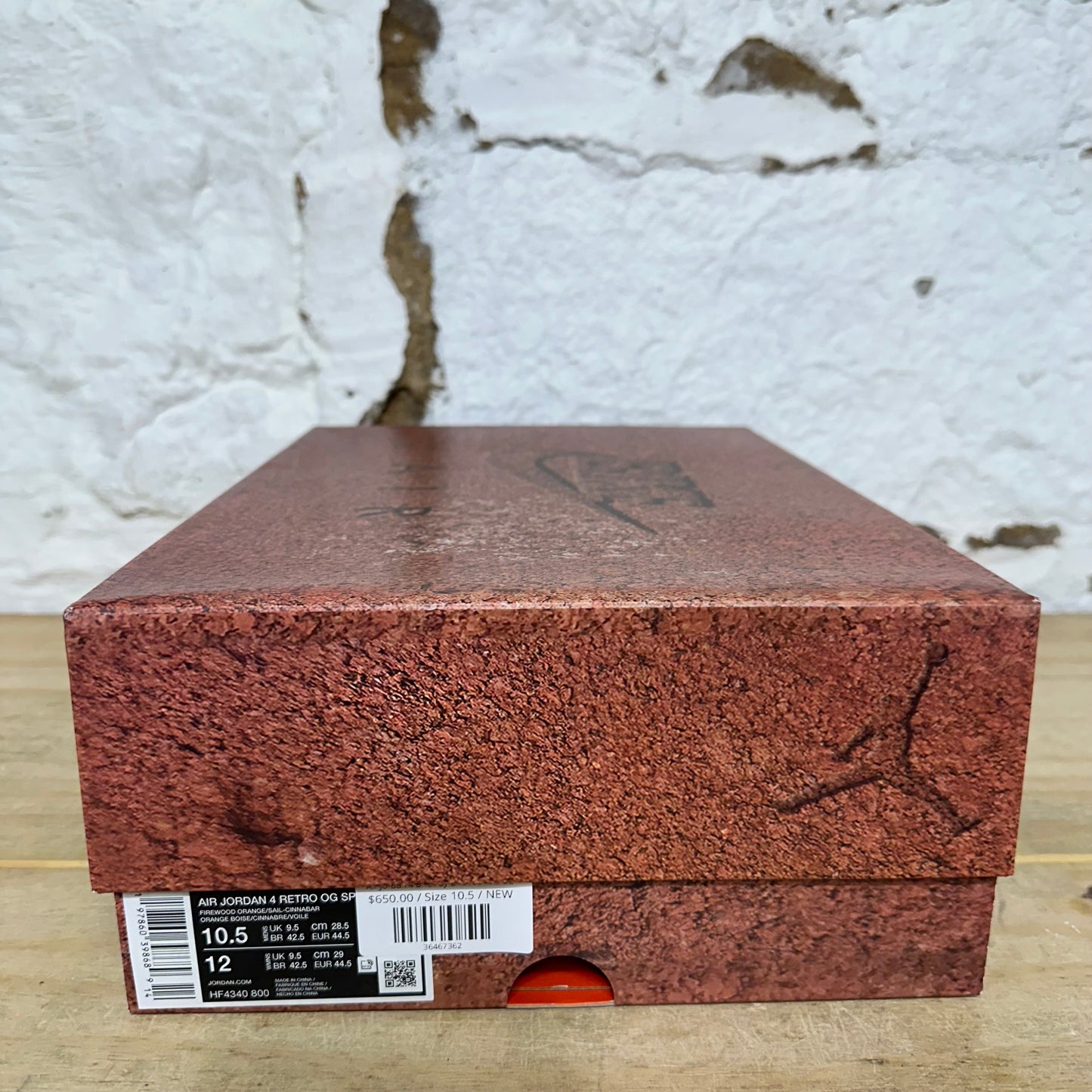Air Jordan 4 Brick By Brick Sz 10.5 DS