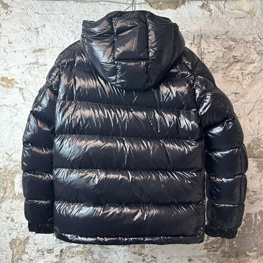 Moncler Maya Giubbotto Puffer Jacket Black Sz M (3) DS