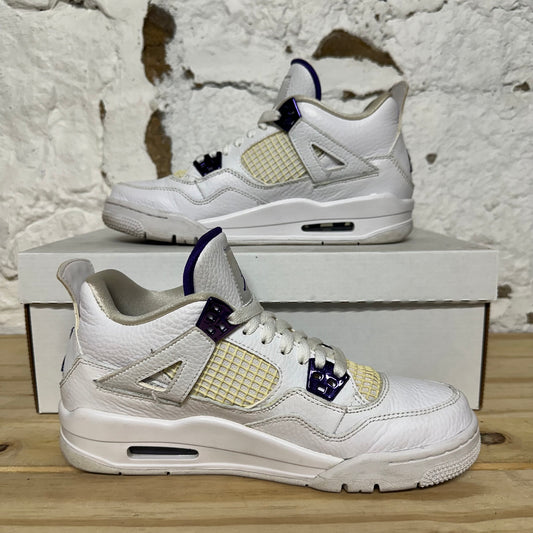 Air Jordan 4 Purple Metallic Sz 7Y