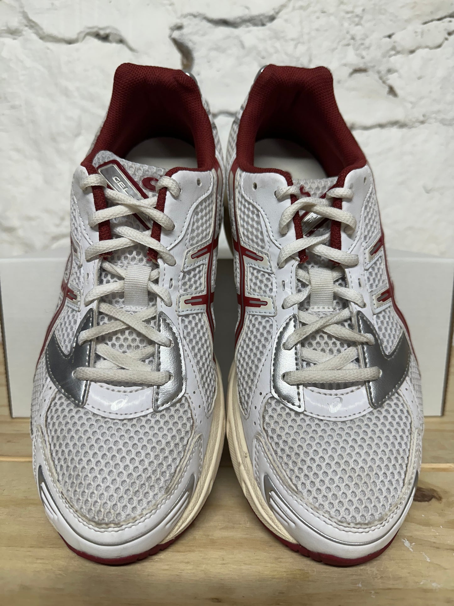 Asics Gel-1130 Maroon White Sz 9 (10.5W)