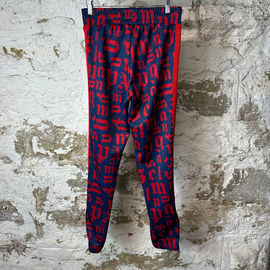 Palm Angels Red Navy Track Pants Sz S