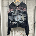 Vale Vendetta Black Zip Up Hoodie Sz M