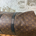 Louis Vuitton Monogram Macassar Keepall Bandouliere Sz 55