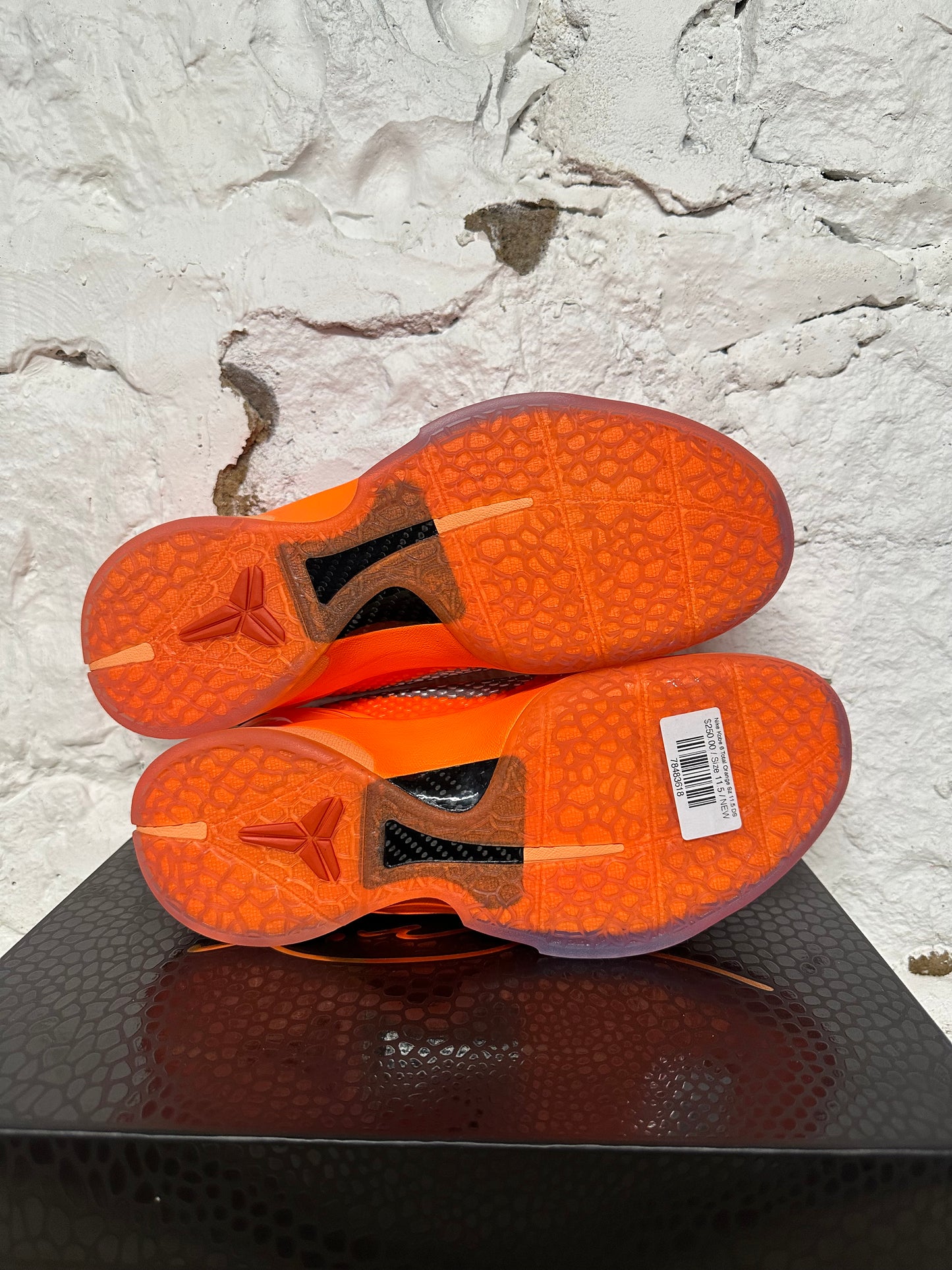 Nike Kobe 6 Total Orange Sz 11.5 DS