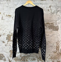 Louis Vuitton Gradient Monogram Crewneck Black Sz XL
