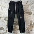 Rick Owens Bauhuas Nylon Cargo Pants Black Sz M DS