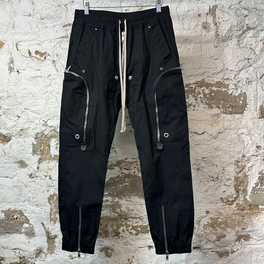 Rick Owens Bauhuas Nylon Cargo Pants Black Sz M DS