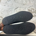 Gucci Black Monogram Low Top Sneaker Sz 9.5