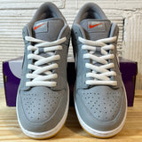 Nike SB Dunk Low Pro ISO Orange Label Wolf Grey Gum Sz 13