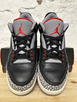 Air Jordan 3 Black Cement (2018) Sz 9