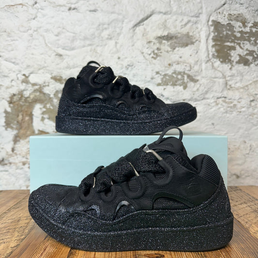 Lanvin Curb Triple Black Glitter Sneaker