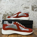 Prada Americas Cup Rame Patent Sneaker Sz 10 DS