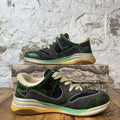 Gucci Ultrapace Green Snakeskin Gray Sneaker Sz 9.5