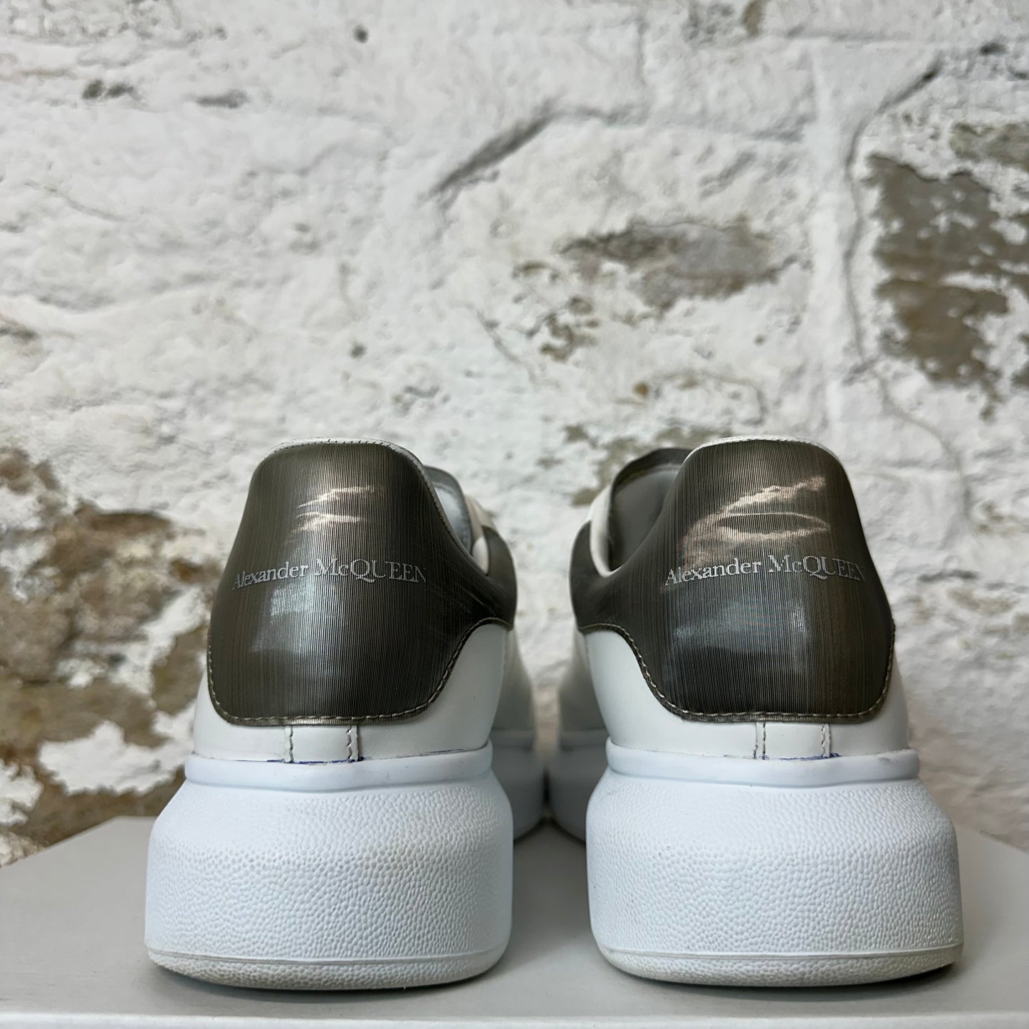 Alexander Mcqueen Gray Tab White Sneaker Sz 10.5 (43.5) No Box