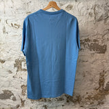 Amiri Yellow LA Spell Blue T-shirt Sz M