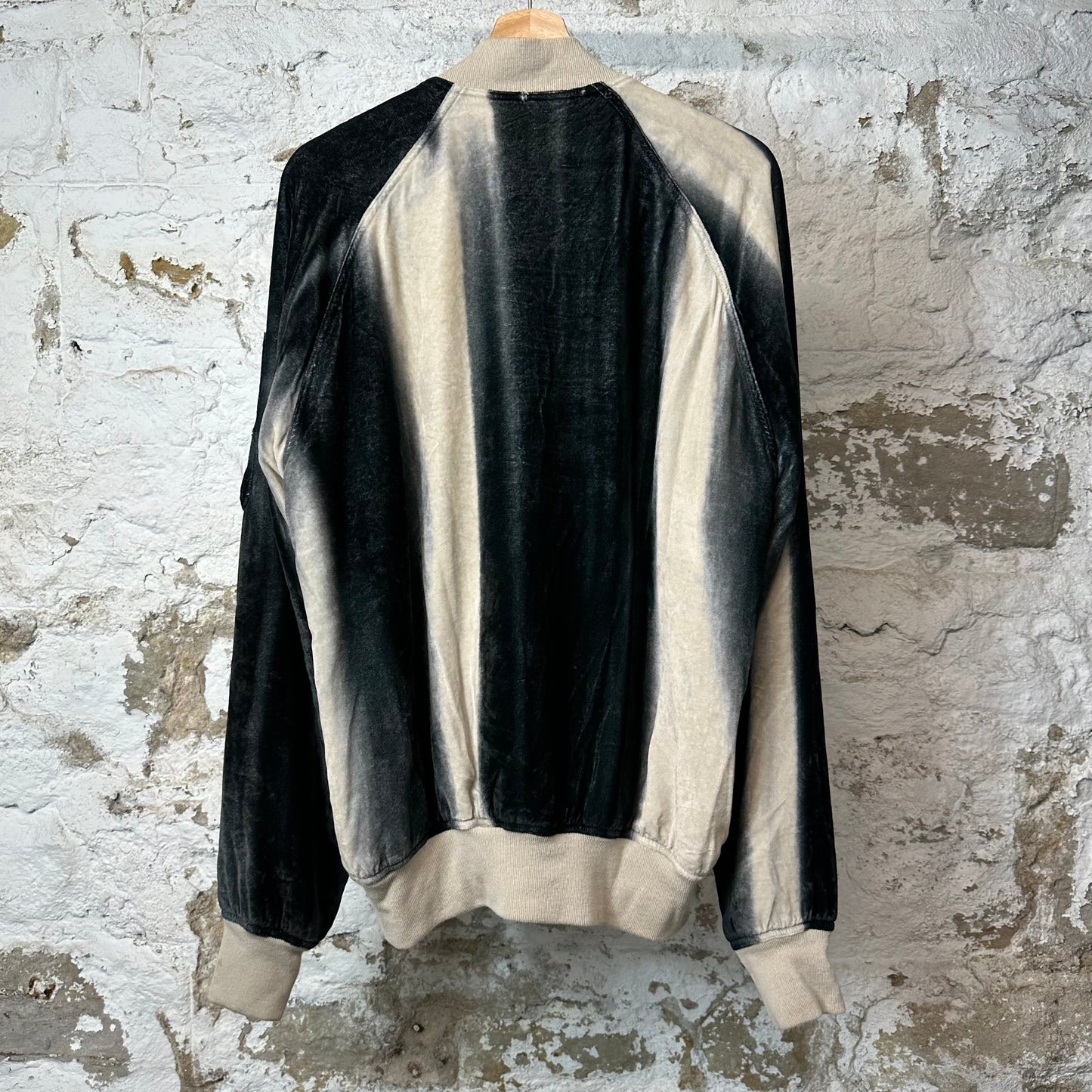 Rick Owens Mainline Velour Zip Up Jacket Sz L