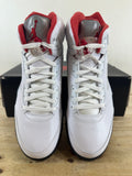 Air Jordan 5 Fire Red Silver Tongue (2020) Sz 11 DS