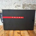 Prada Americas Cup Triple White Leather Sneaker Sz 9.5