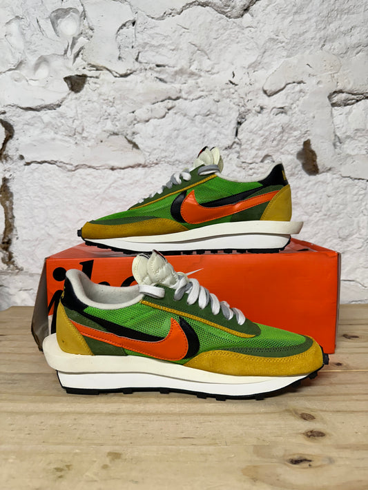 Nike Sacai LDWaffle Racer Green White Sz 10.5