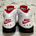 Air Jordan 5 Fire Red Silver Tongue (2020) Sz 9