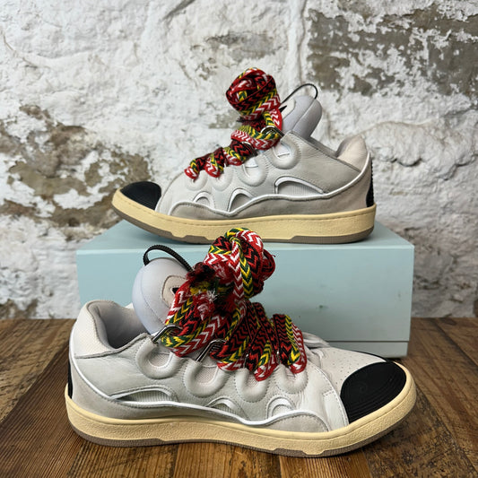 Lanvin Curb Multicolor Lace Gray Sneaker Sz 12 (45)