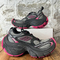 Balenciaga 10XL Black Grey Pink Sneaker Sz 8 (41)