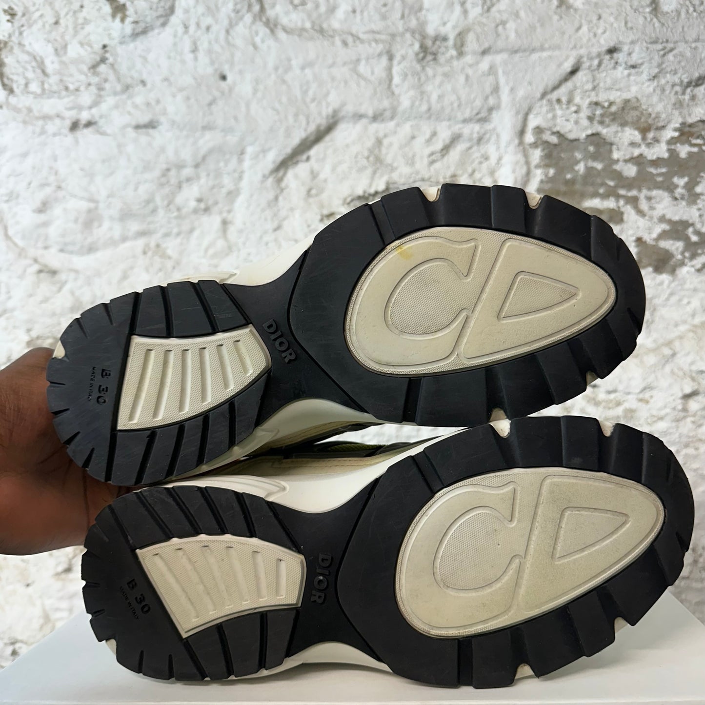 Dior B30 Lime Green White Sneaker Sz 8 (41) No Box