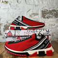 Dolce Gabbana Red White Black Sorrento Sneaker Sz 10 (43)