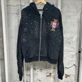 Vale Cluster Black Zip Up Hoodie Sz L