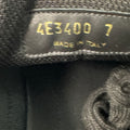 Prada Americas Cup Triple Black Patent Sneaker Sz 7