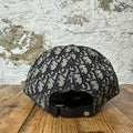 Dior Navy Oblique Monogram Hat Sz L