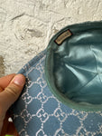 Gucci Blue Silver Monogram Hat