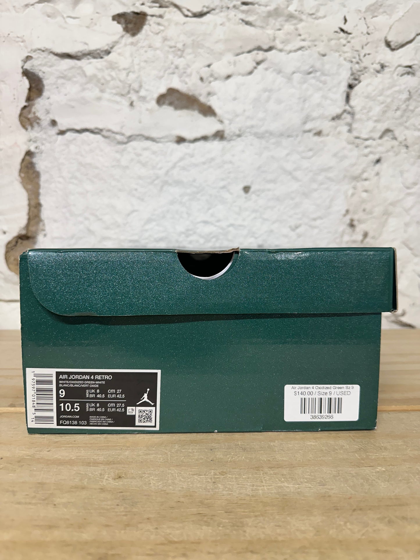 Air Jordan 4 Oxidized Green Sz 9