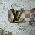 Louis Vuitton Damier Azure Belt Sz (95/38) W/ Box